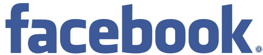 A blue facebook logo is shown on top of a black background.